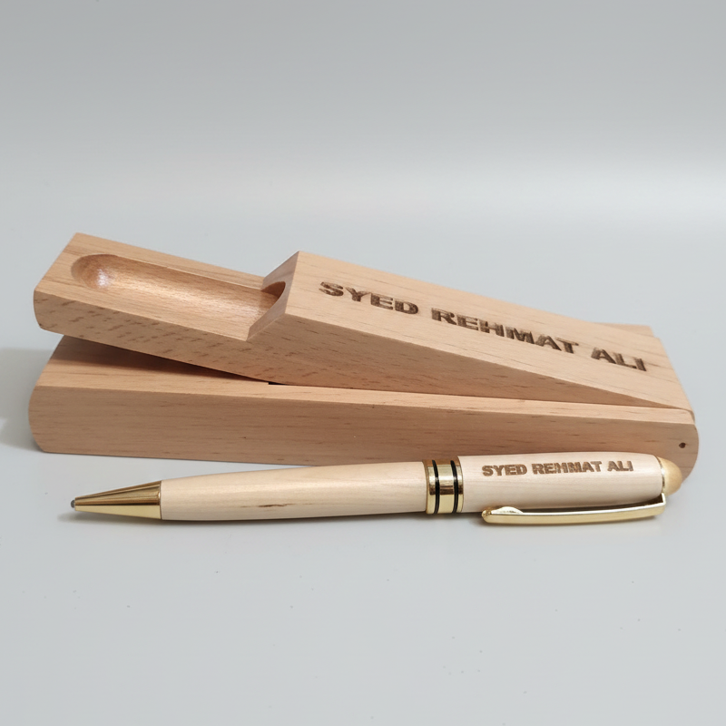 Customized Wooden Pen With Box