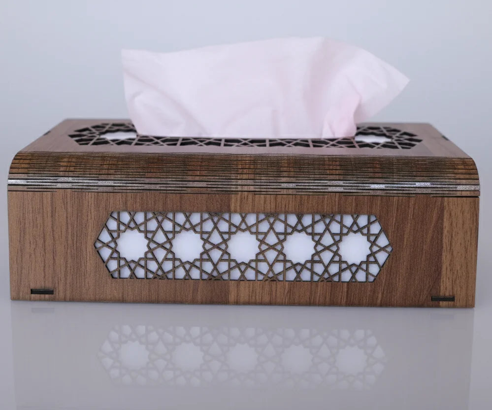 Floral Tissue Box