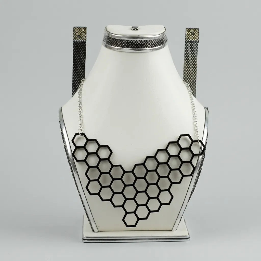 Honeycomb Cascade Necklace