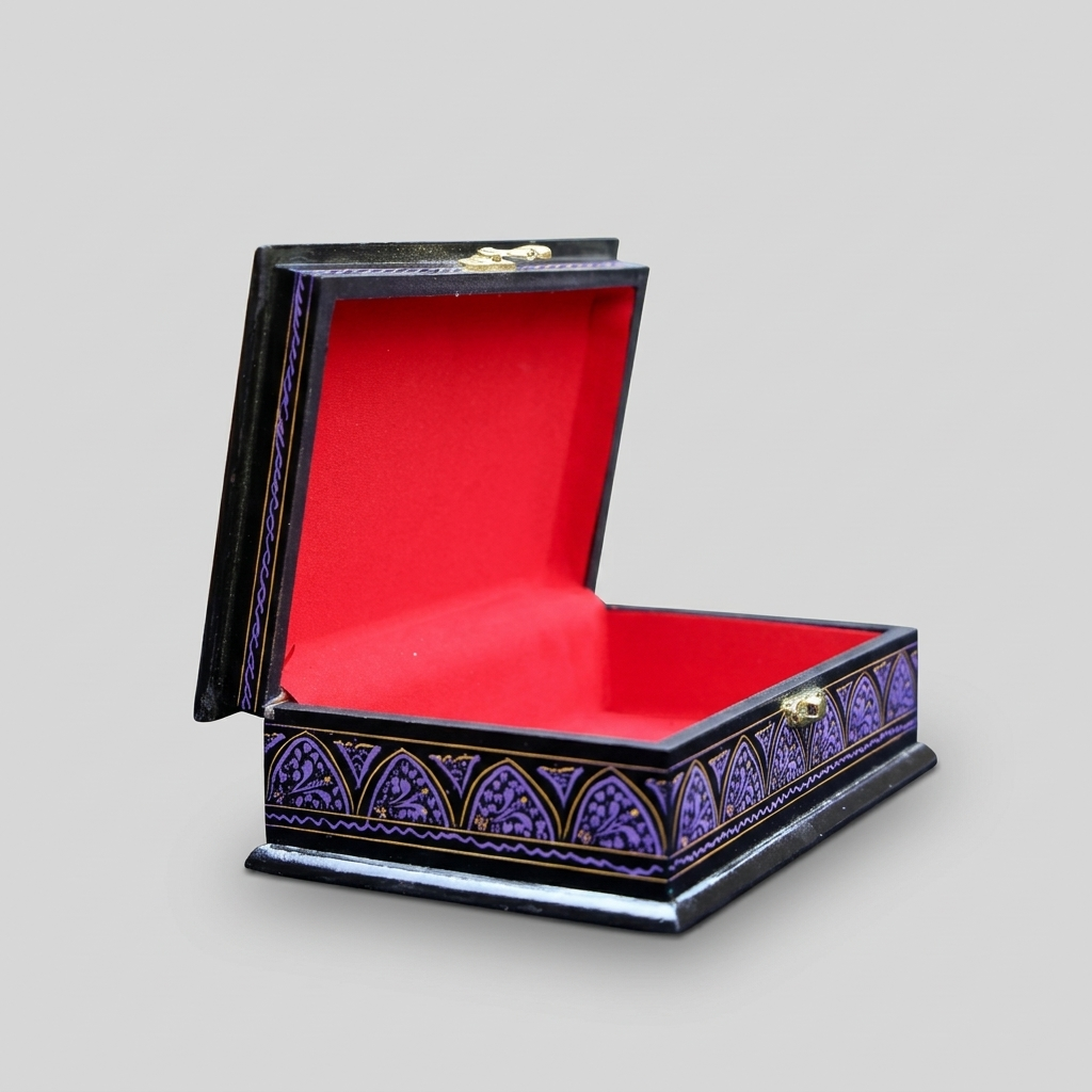 Lacquer Art Jewelry Box