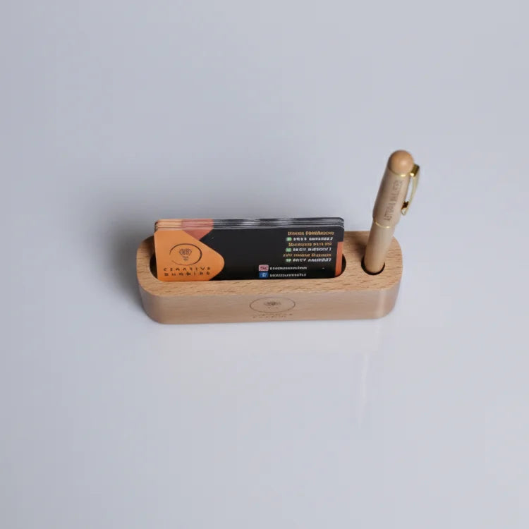 Visiting Card Holder with Pen Holder
