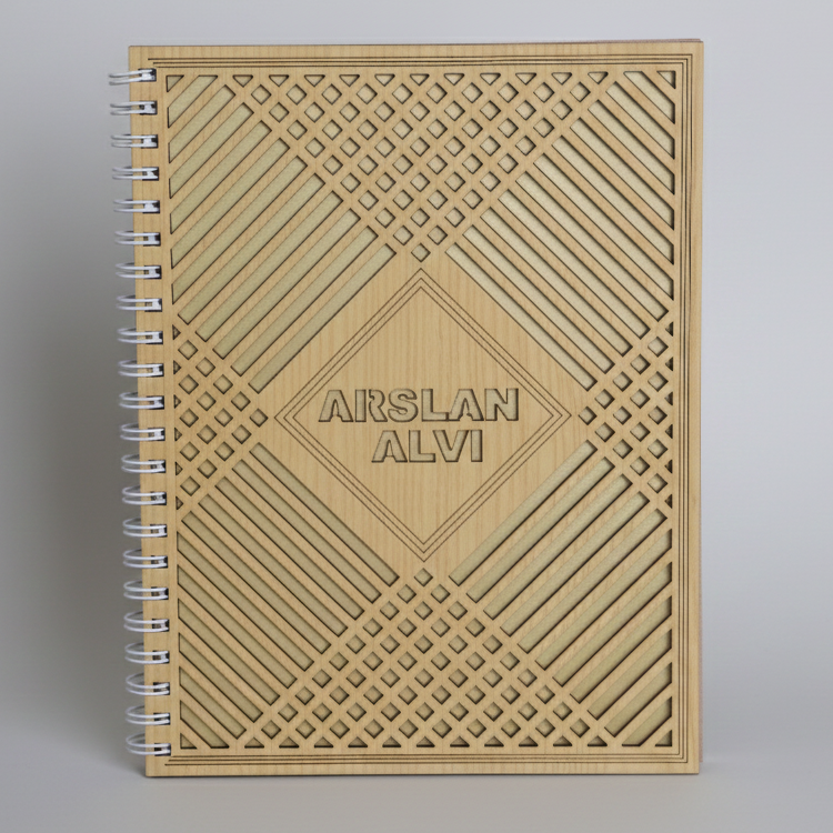 Wooden Customized Notebook