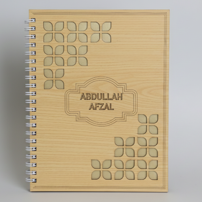 Wooden Customized Notebook