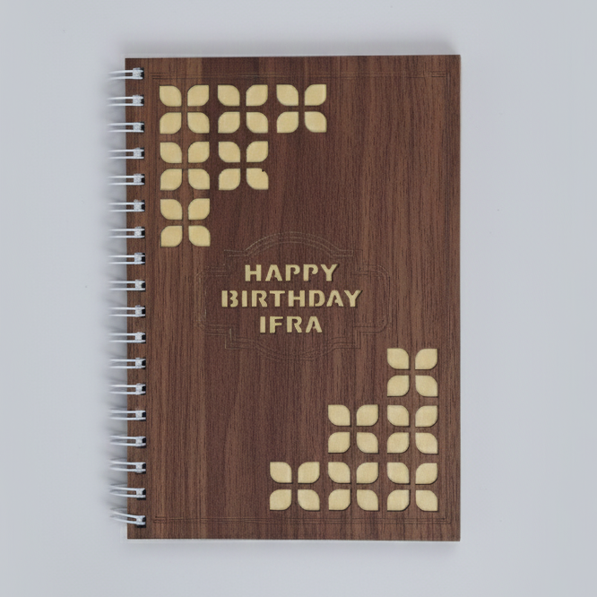 Wooden Customized Notebook