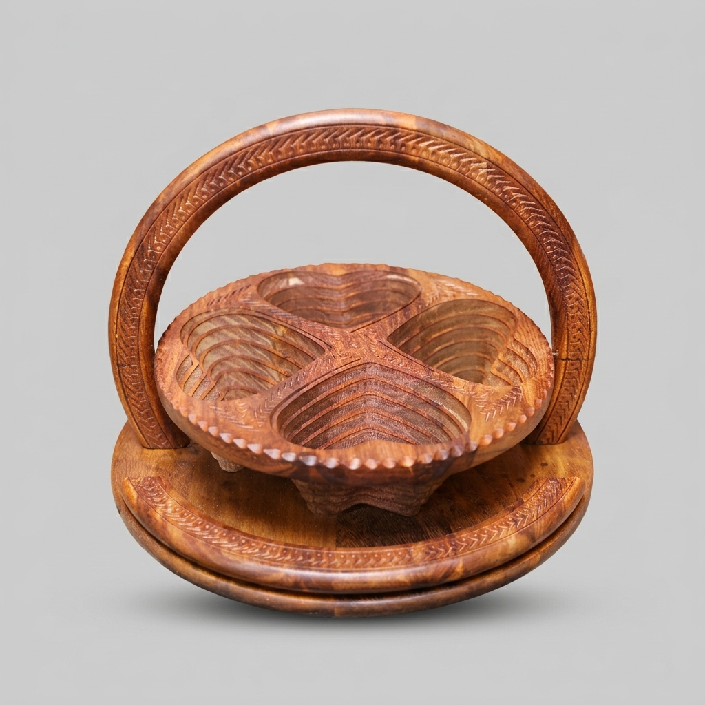 Wooden Dry Fruit Tray