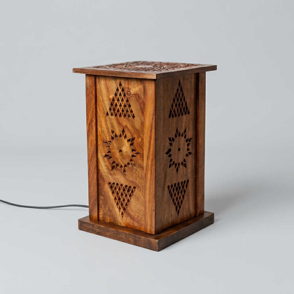 Wooden Table Lamp