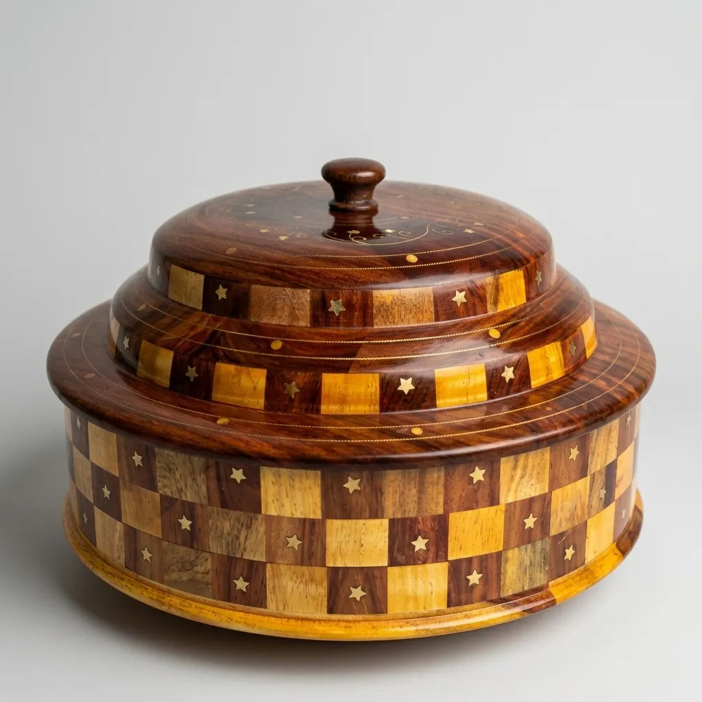Wooden Tukri Hot Pot