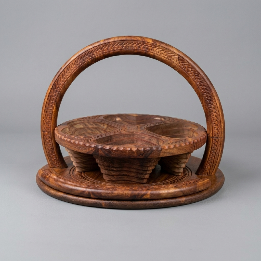Wooden Dry Fruit Tray