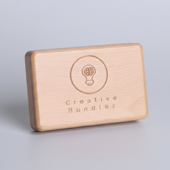 Wooden Visiting Card Holder