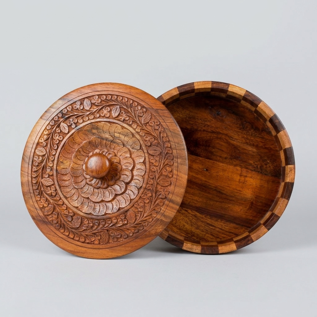 Wooden Tukri Hot Pot