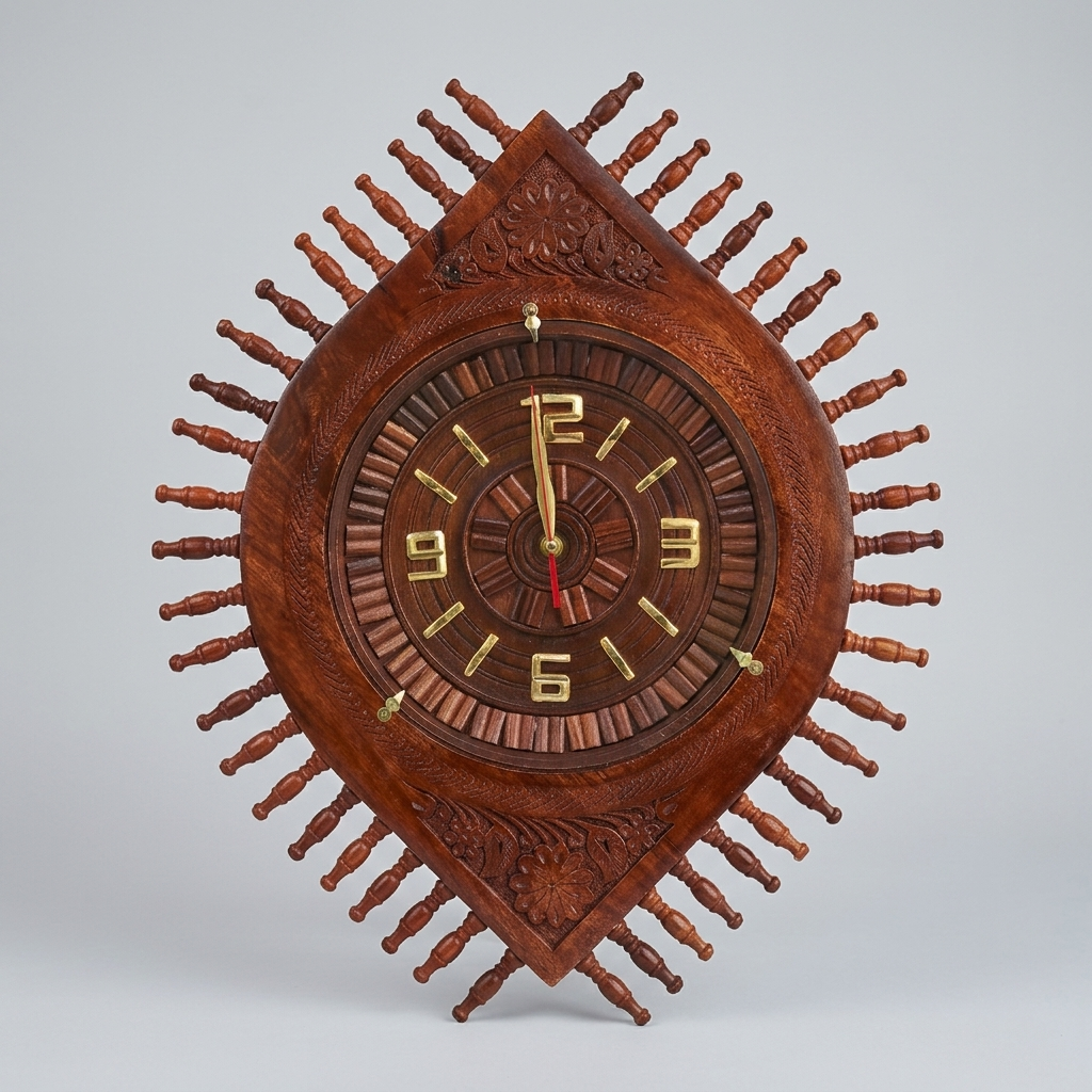 Wooden Clock – Eye Design